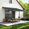 Terrassenüberdachung 'Sierra Cabrio' 295 x 434 cm Alu/Polycarbonat grau