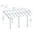 Terrassenüberdachung 'Sierra Cabrio' 295 x 434 cm Alu/Polycarbonat grau
