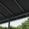 Terrassenüberdachung 'Sierra Cabrio' 295 x 314 cm Alu/Polycarbonat grau