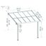 Terrassenüberdachung 'Sierra Cabrio' 295 x 314 cm Alu/Polycarbonat grau