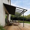Terrassenüberdachung 'Sierra Cabrio' 295 x 555 cm Alu/Polycarbonat grau