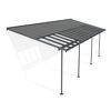 Terrassenüberdachung 'Sierra Cabrio' 295 x 924cm Alu/Polycarbonat grau