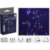 LED-Draht-Lichterkette bunt 40 LED