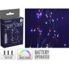 LED-Draht-Lichterkette bunt 80 LED