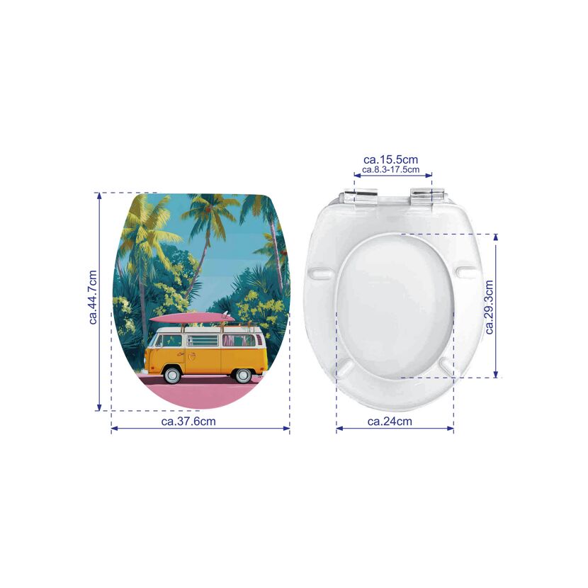 WC-Sitz 'Bus California'