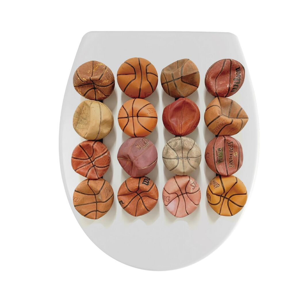 WC-Sitz 'Basketball'