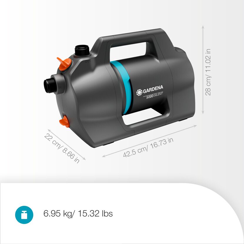 Gartenpumpe '5000 Silent Set'