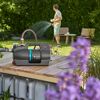 Gardena Haus- und Gartenautomat '4600 Silent' im Garten.