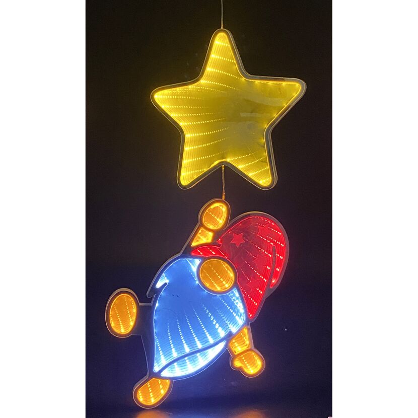 LED-Figur Wichtel 149 LEDs 80 cm