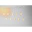 LED-Lichtervorhang Sterne mit 10 LED weiß 135 cm