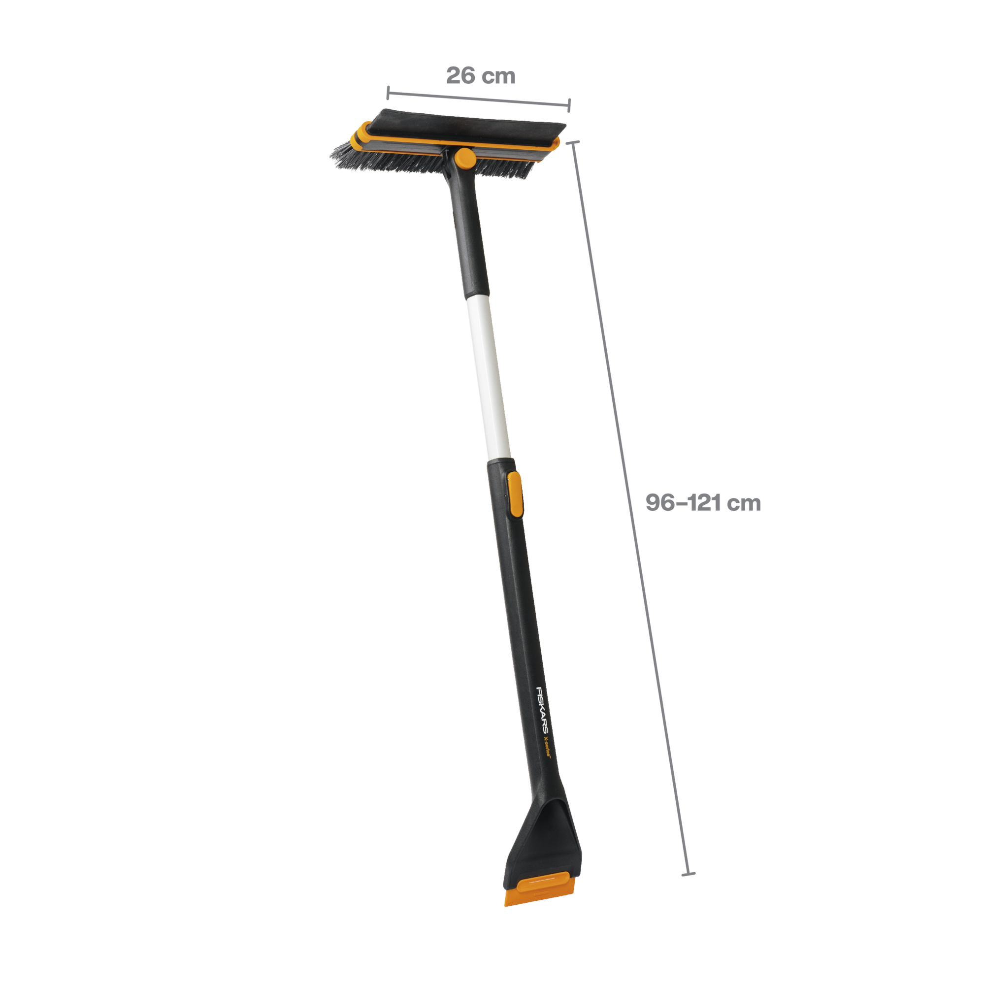 Schneebürste und Eiskratzer 'X-Series' teleskopierbar rotierend