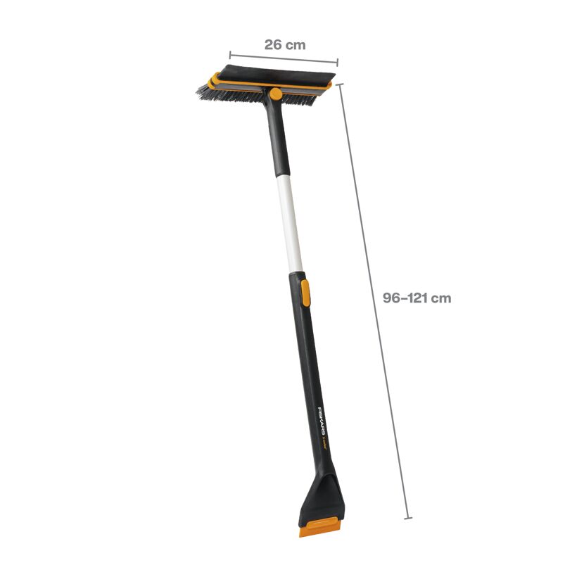 Schneebürste und Eiskratzer 'X-Series' teleskopierbar rotierend