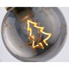 LED-Weihnachtskugel 'Tannenbaum' goldfarben Ø 10 cm