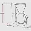 Filterkaffeemaschine 'EasyTop®' schwarz 1080 W