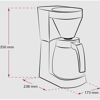 Filterkaffeemaschine 'Easy Therm' weiß 1080 W