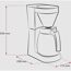 Filterkaffeemaschine 'Easy Therm' weiß 1080 W