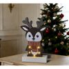 LED-Holz Rentier 5 LEDs 27 cm