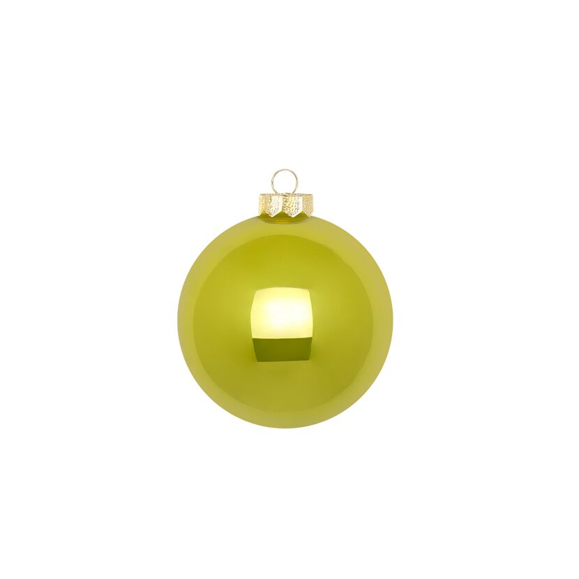 Christbaumkugeln limettengrün Ø 3 cm 24 Stück