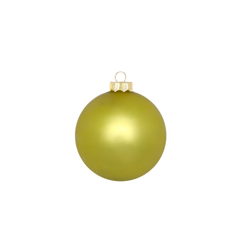 Christbaumkugeln limettengrün Ø 3 cm 24 Stück