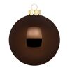 Christbaumkugel braun Ø 7,5 cm 12 Stück