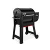 Holzpelletgrill 'Smoque' schwarz 95 x 69 x 52 cm