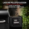 Holzpelletgrill 'Smoque' schwarz 95 x 69 x 52 cm