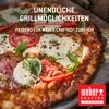 Holzpelletgrill 'Smoque' schwarz 95 x 69 x 52 cm
