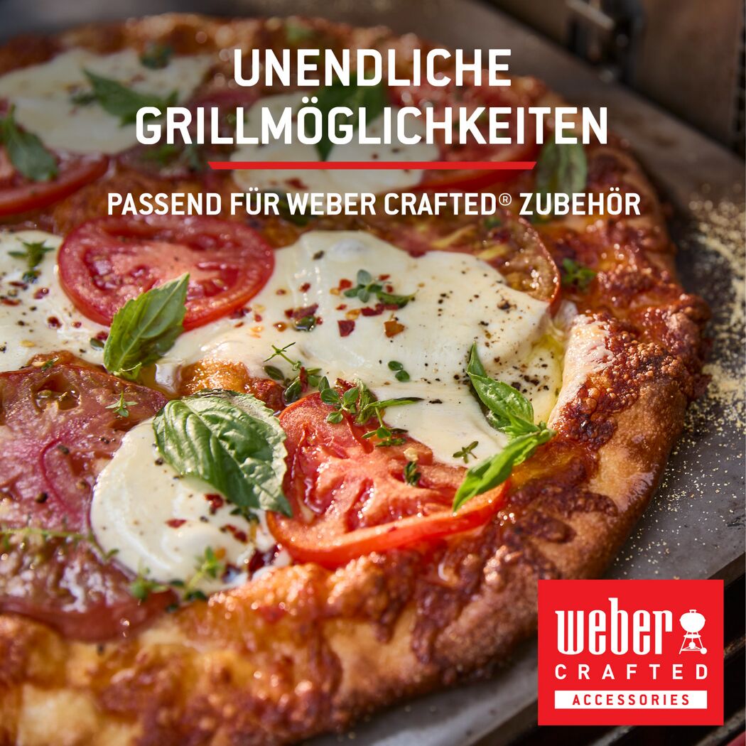 Holzpelletgrill 'Smoque' schwarz 95 x 69 x 52 cm
