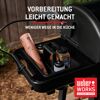Holzpelletgrill 'Smoque' schwarz 95 x 69 x 52 cm