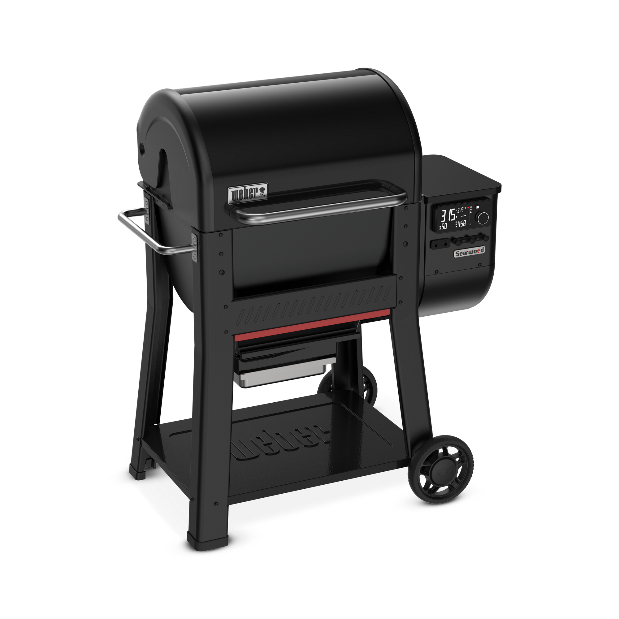 Holzpelletgrill 'Searwood' schwarz 57 x 84 x 100 cm