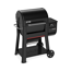 Holzpelletgrill 'Searwood' schwarz 57 x 84 x 100 cm