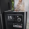 Holzpelletgrill 'Searwood' schwarz 57 x 84 x 100 cm