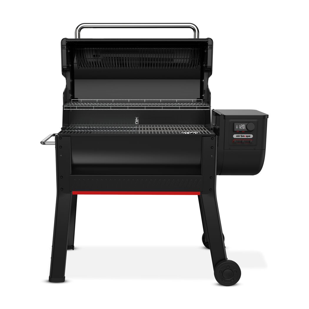 Holzpelletgrill 'Smoque XL' schwarz 126 x 69 x 52 cm