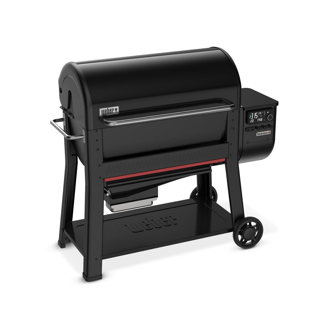 Holzpelletgrill 'Searwood XL' schwarz 57 x 76 x 130 cm