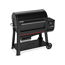 Holzpelletgrill 'Searwood XL' schwarz 57 x 76 x 130 cm