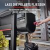 Holzpelletgrill 'Searwood XL' schwarz 57 x 76 x 130 cm
