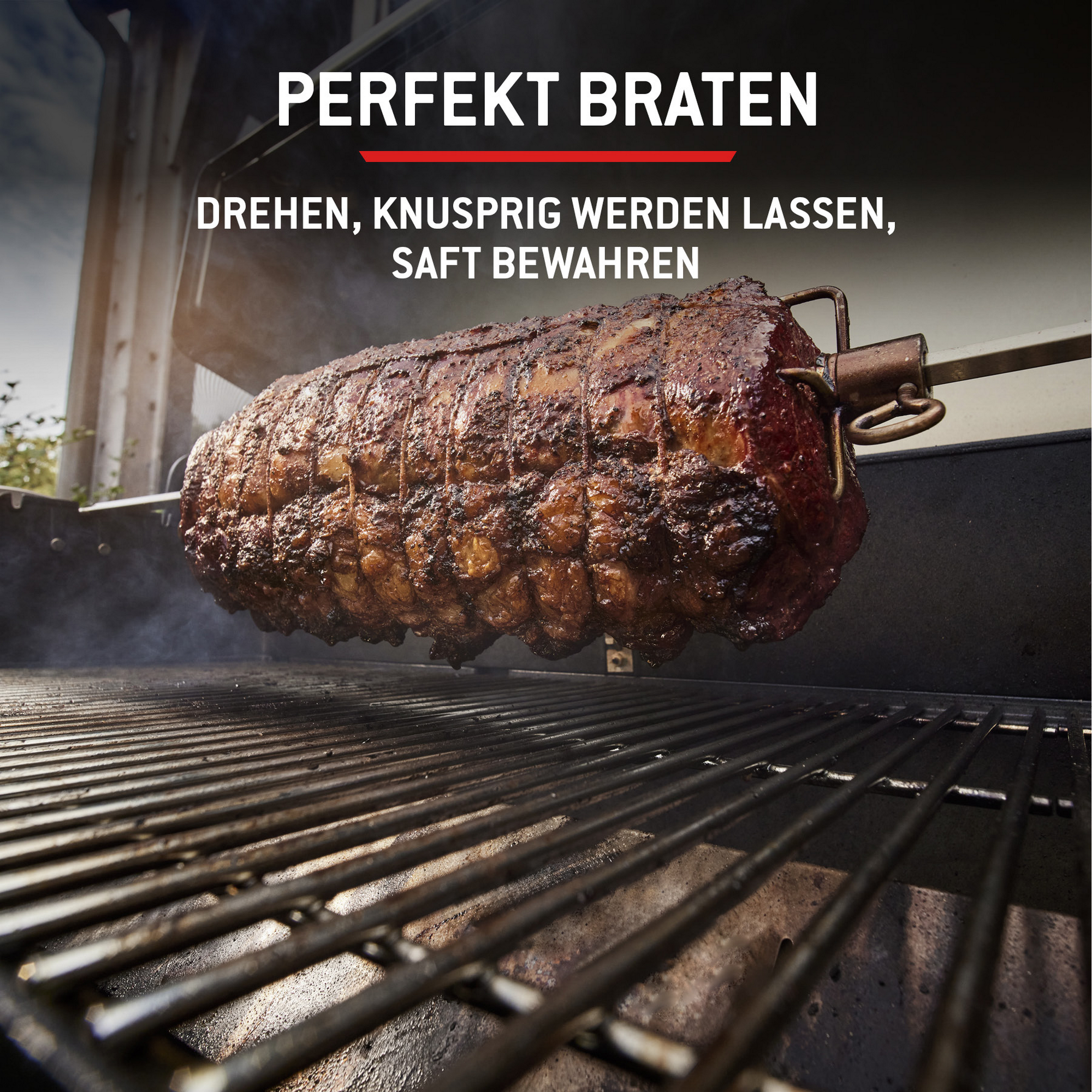 Holzpelletgrill 'Searwood XL' schwarz 57 x 76 x 130 cm