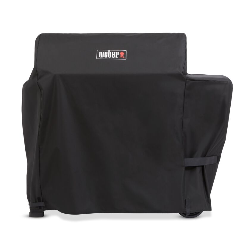Abdeckung für Holzpelletgrill 'Searwood XL' schwarz 128 x 120 x 65 cm