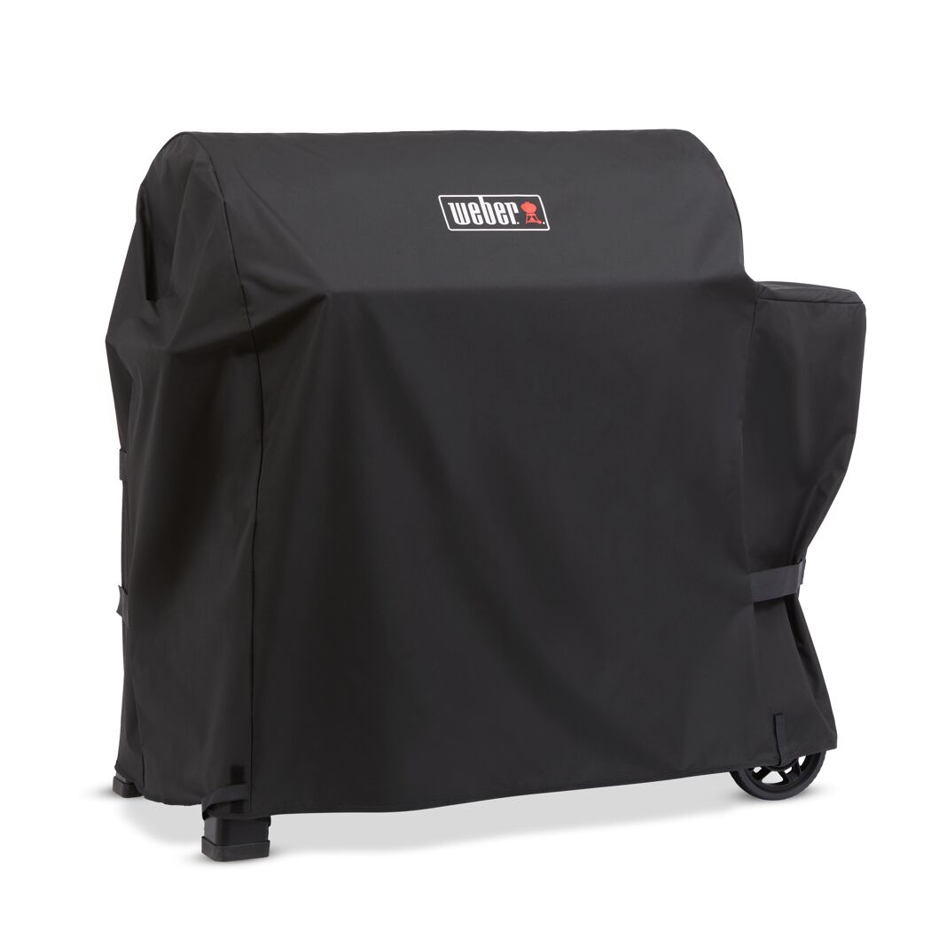 Abdeckung für Holzpelletgrill 'Searwood XL' schwarz 128 x 120 x 65 cm