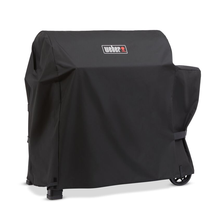 Abdeckung für Holzpelletgrill 'Searwood XL' schwarz 128 x 120 x 65 cm