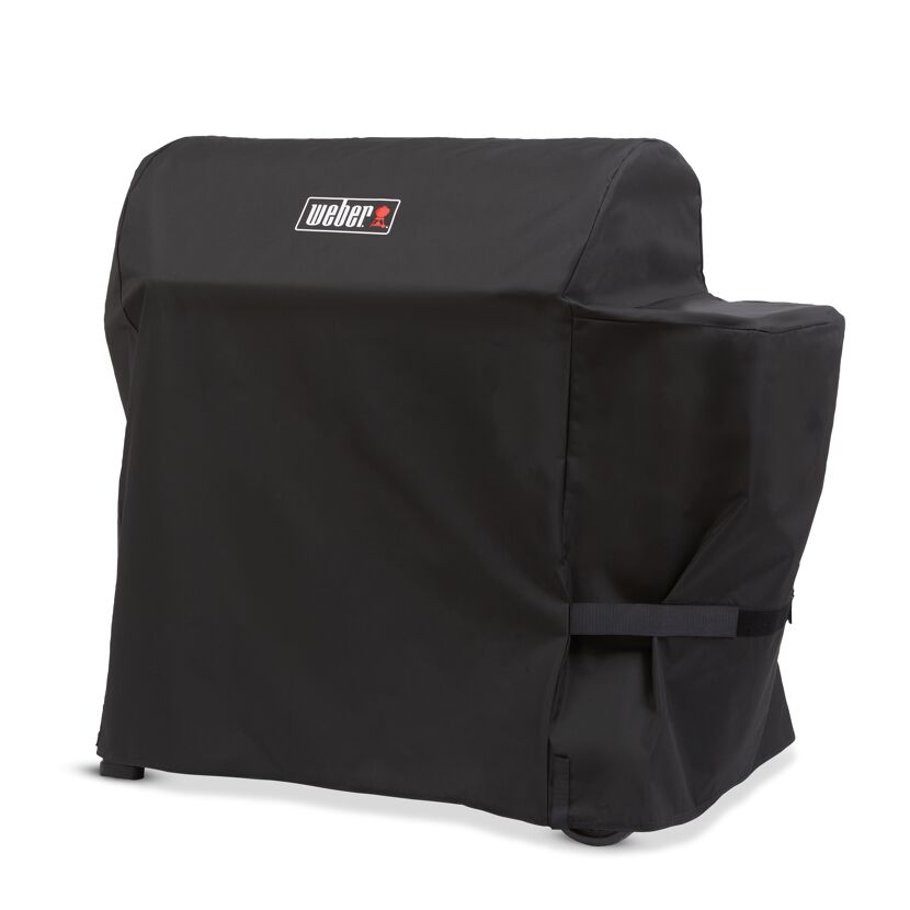 Abdeckung für Holzpelletgrill 'Searwood XL' schwarz 128 x 120 x 65 cm