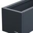 Pflanzkübel 'Cube' anthrazit 100 x 25 x 25 cm