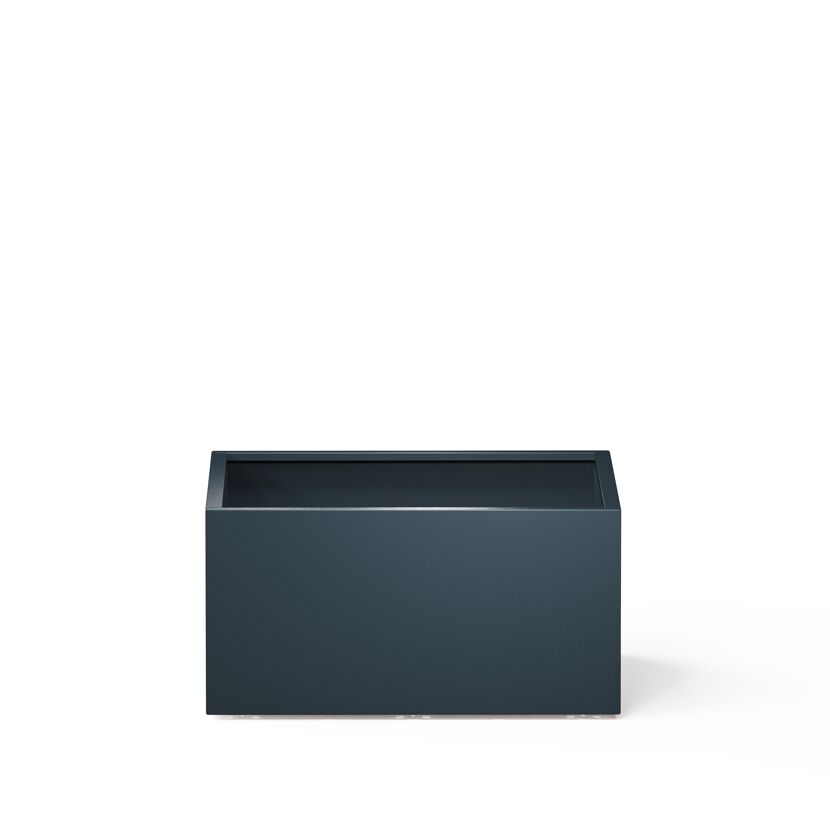 Pflanzkübel 'Cube' anthrazit 100 x 32 x 100 cm