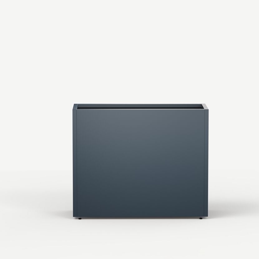Pflanzkübel 'Cube' anthrazit 100 x 32 x 40 cm