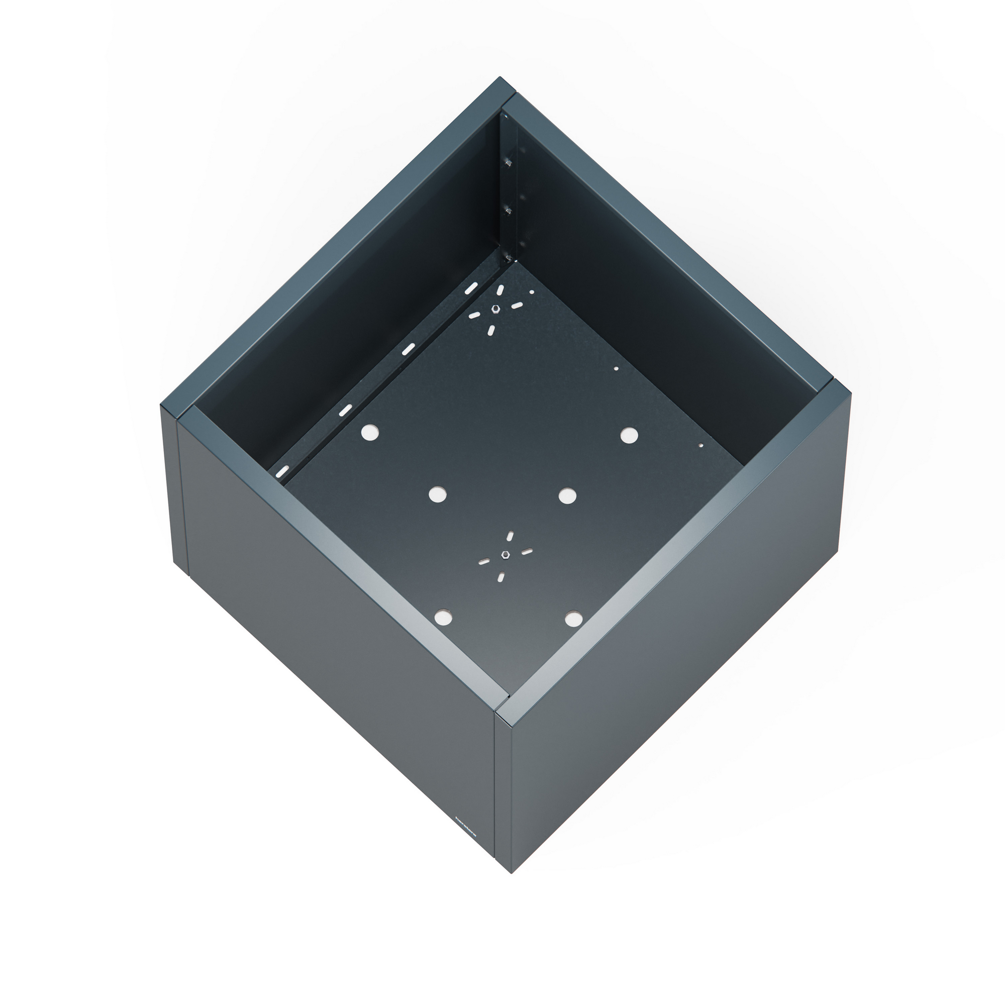Pflanzkübel 'Cube' anthrazit 80 x 32 x 80 cm