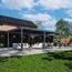 Pergola 'Grand Tuscan 1224' anthrazit 715 x 363 x 256 cm, mit verstellbare Lamellen