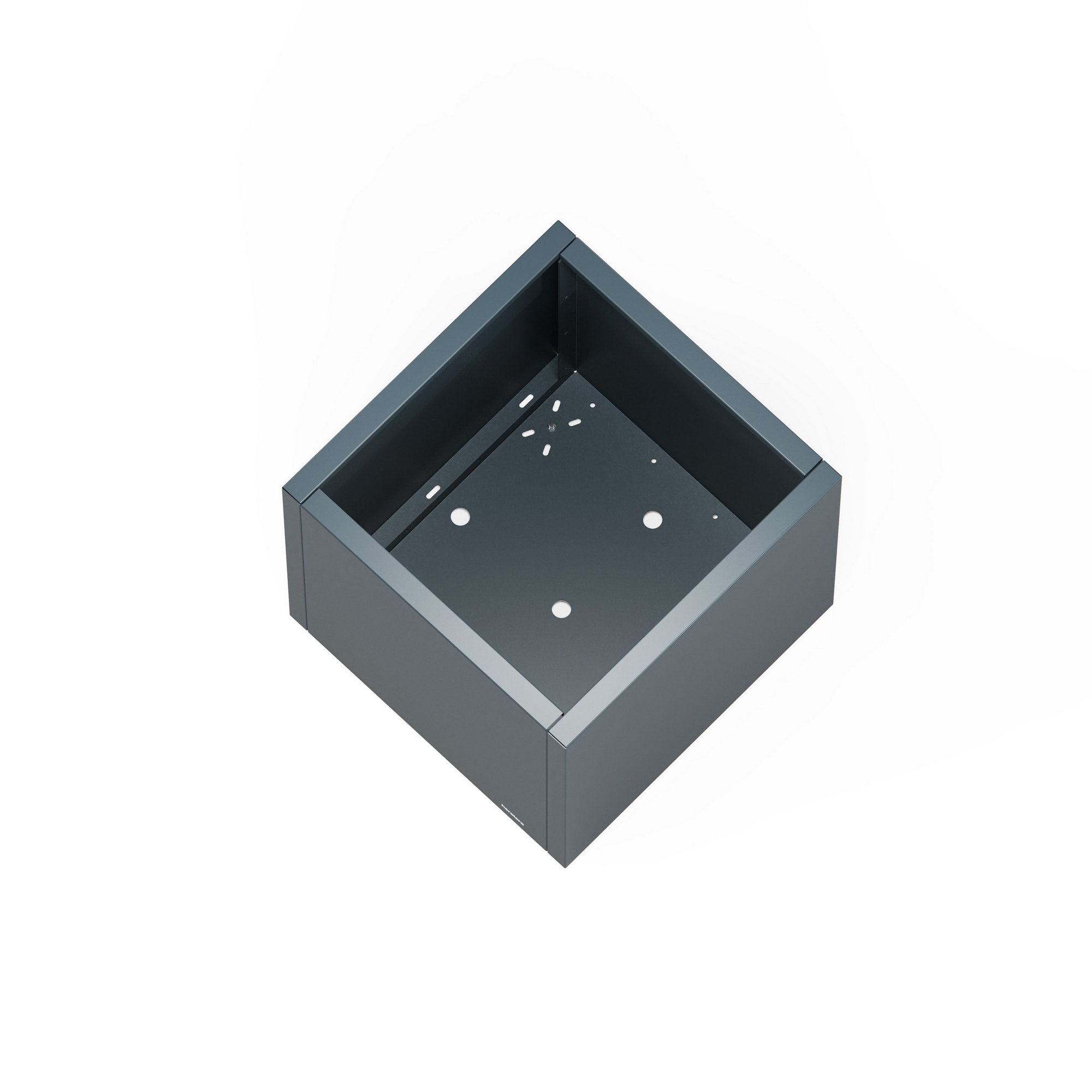 Pflanzkübel 'Cube' anthrazit 60 x 32 x 60 cm