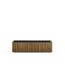 Pflanzkübel 'Deco Planter Xic Wood M' schwarz/naturfarben 100 x 32 x 40 cm