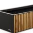 Pflanzkübel 'Deco Planter Xic Wood L' schwarz/naturfarben 150 x 32 x 40 cm