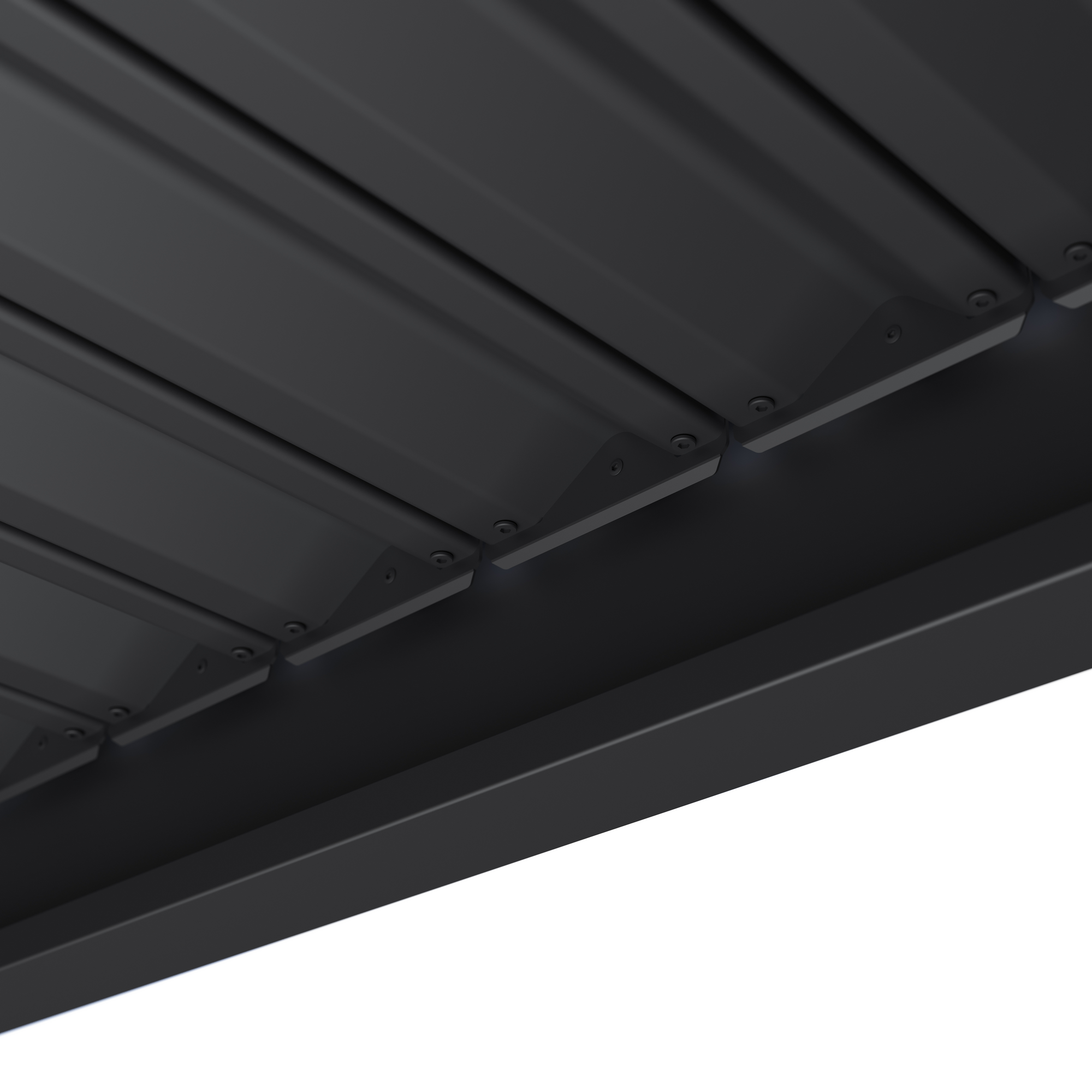 Pergola 'Icon 1013' anthrazit 413 x 363 x 283 cm, mit verstellbare Lamellen
